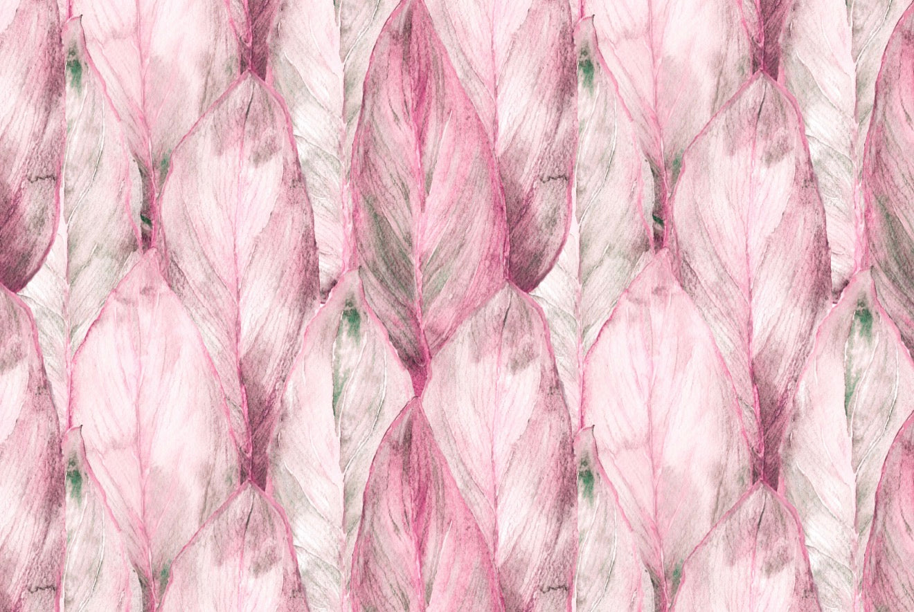 Pink Tropical Leaf - Placemat