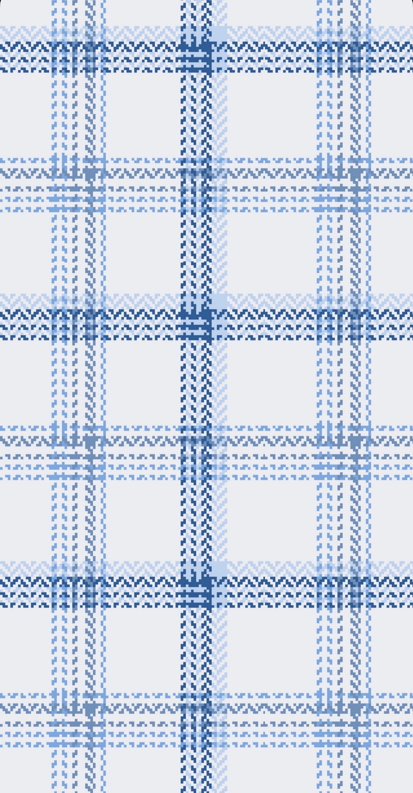 White Plaid - Printed Guest Towel