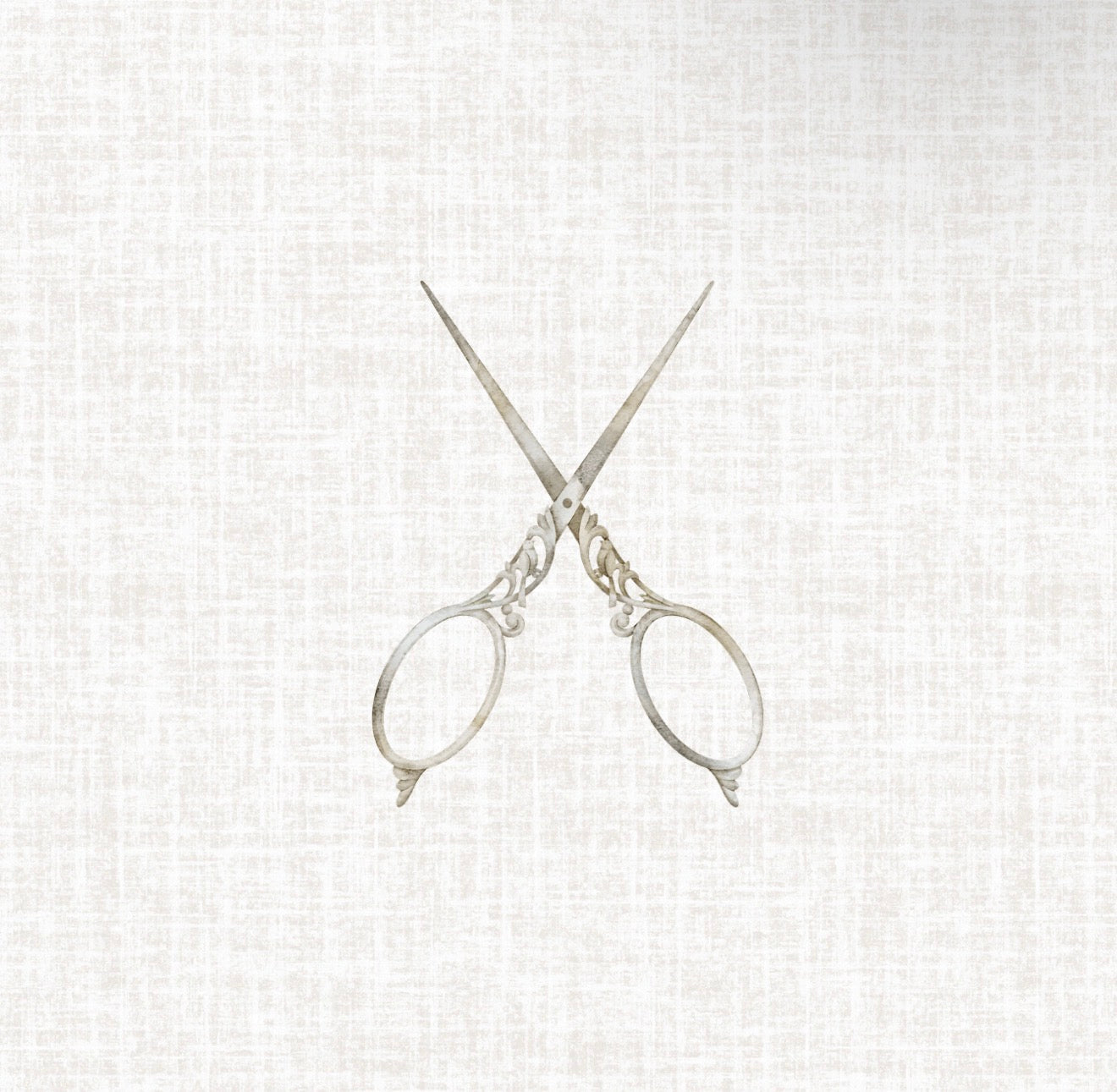 Decorative Scissors Cocktail Napkin