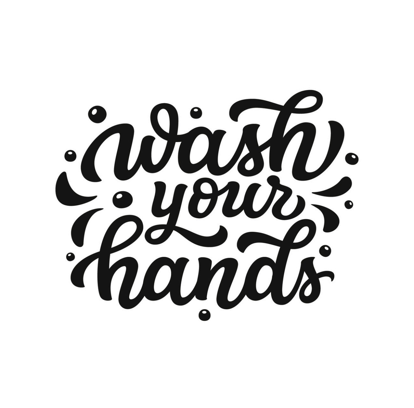 Wash Your Hands Cocktail Napkin