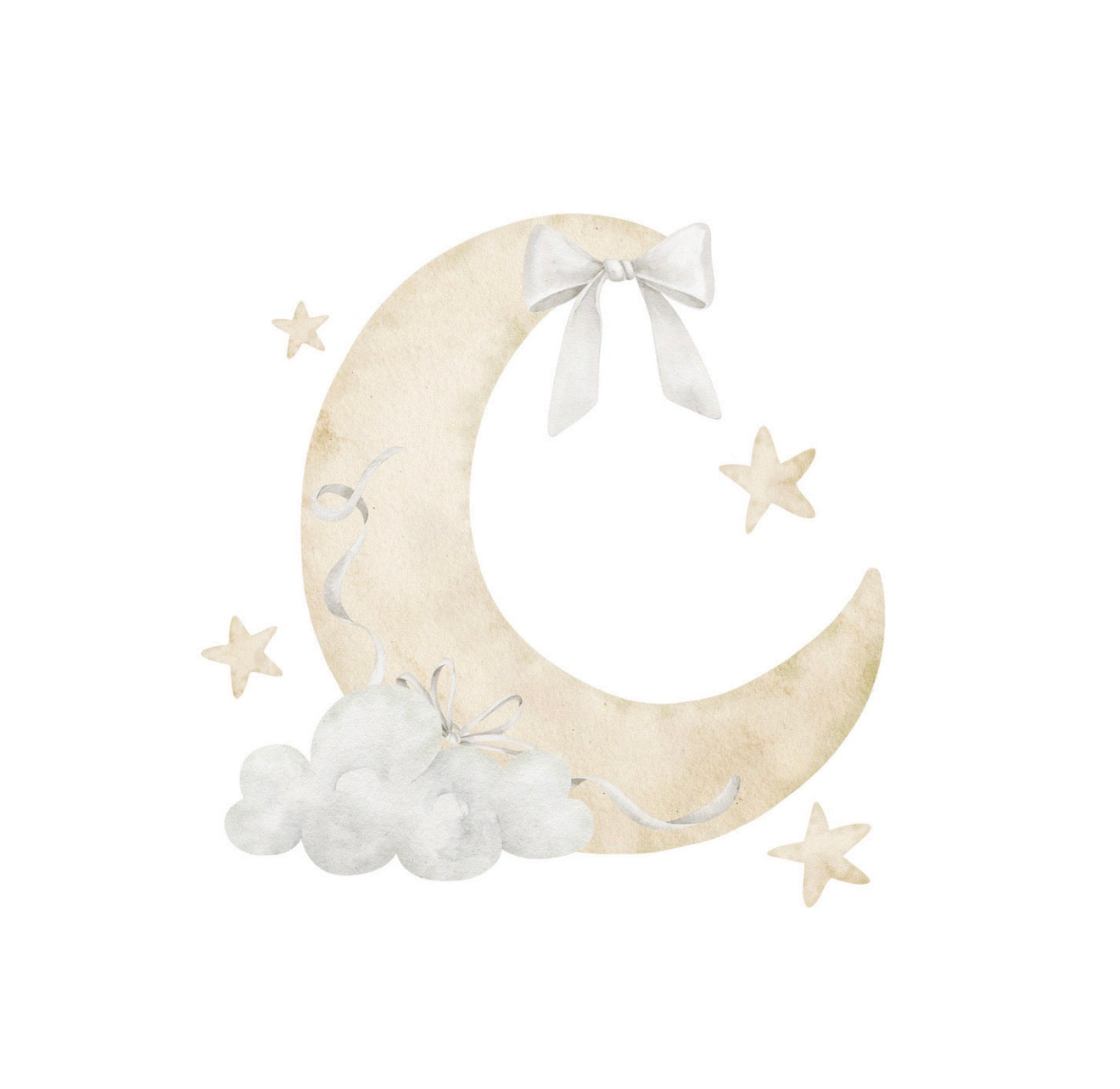 Bow Moon Cocktail Napkin