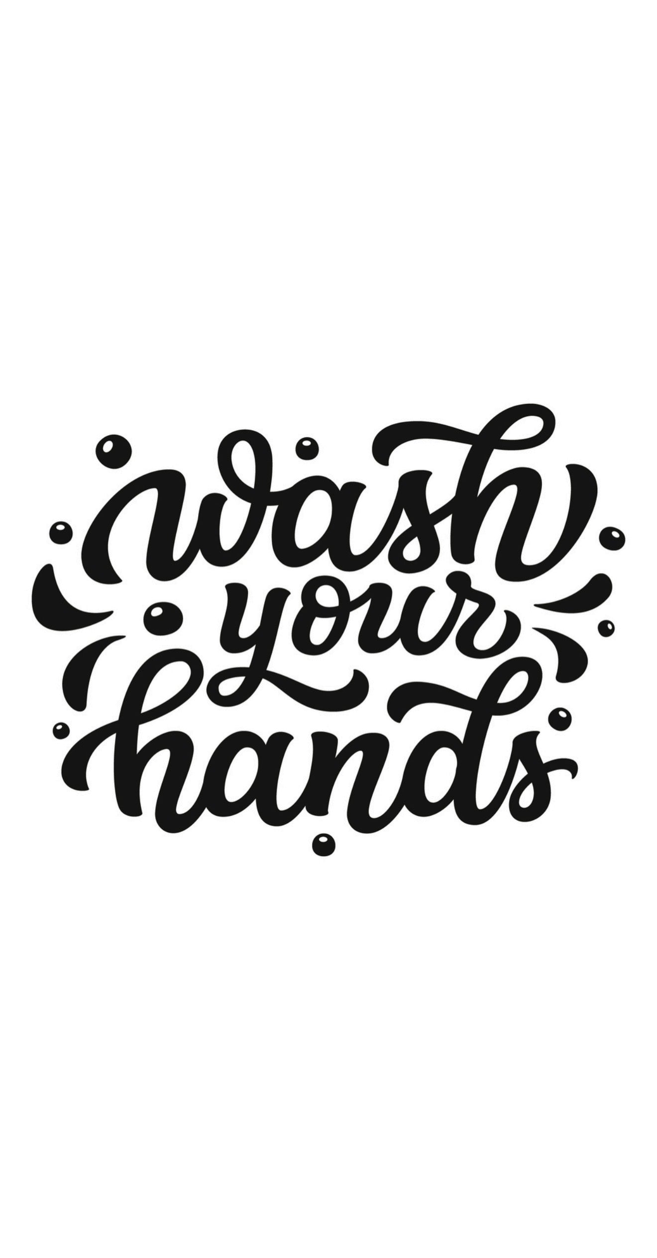Wash Your Hands - Printed Guest Towel