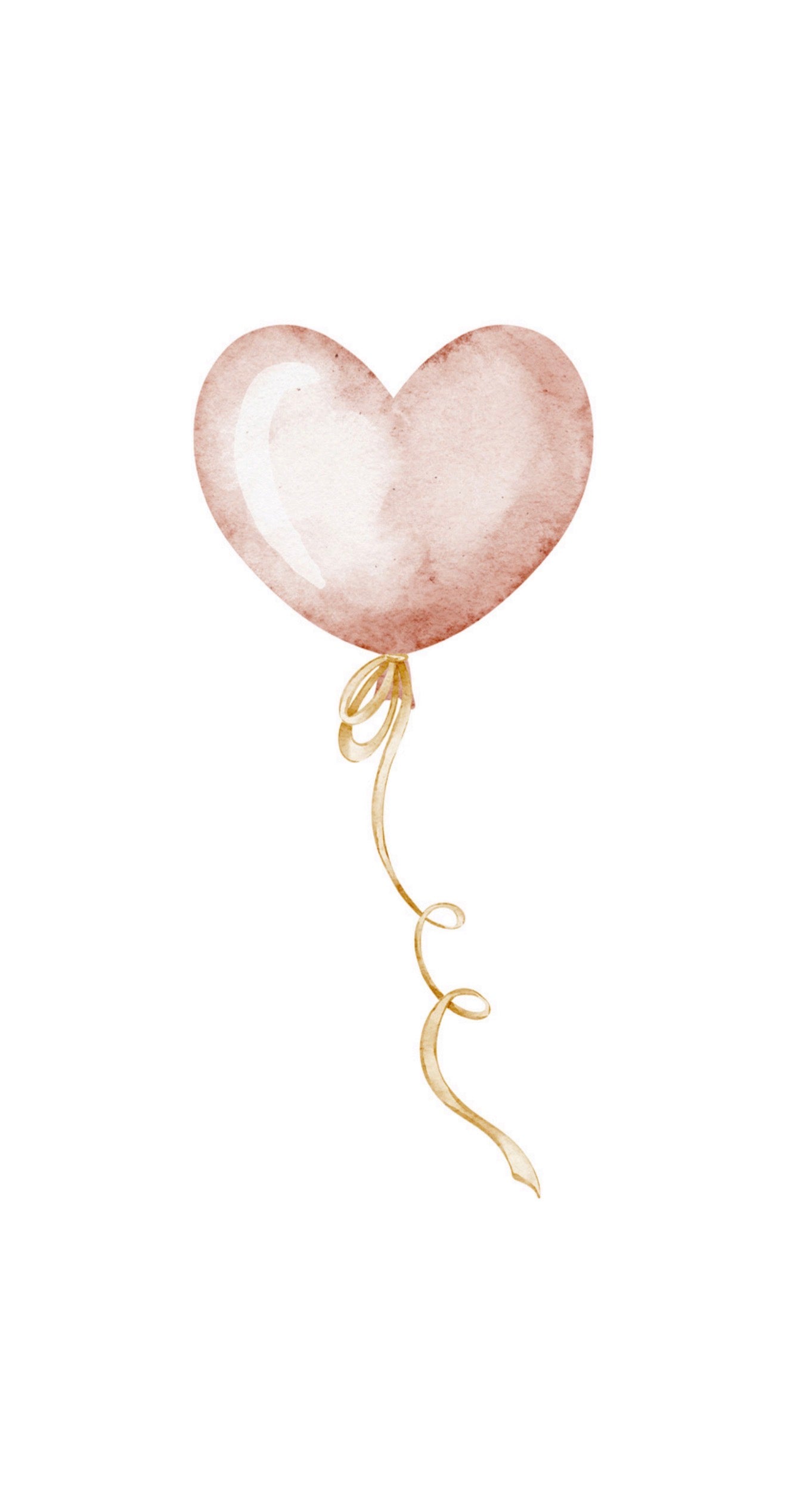 Heart Balloon - Printed Guest Towel