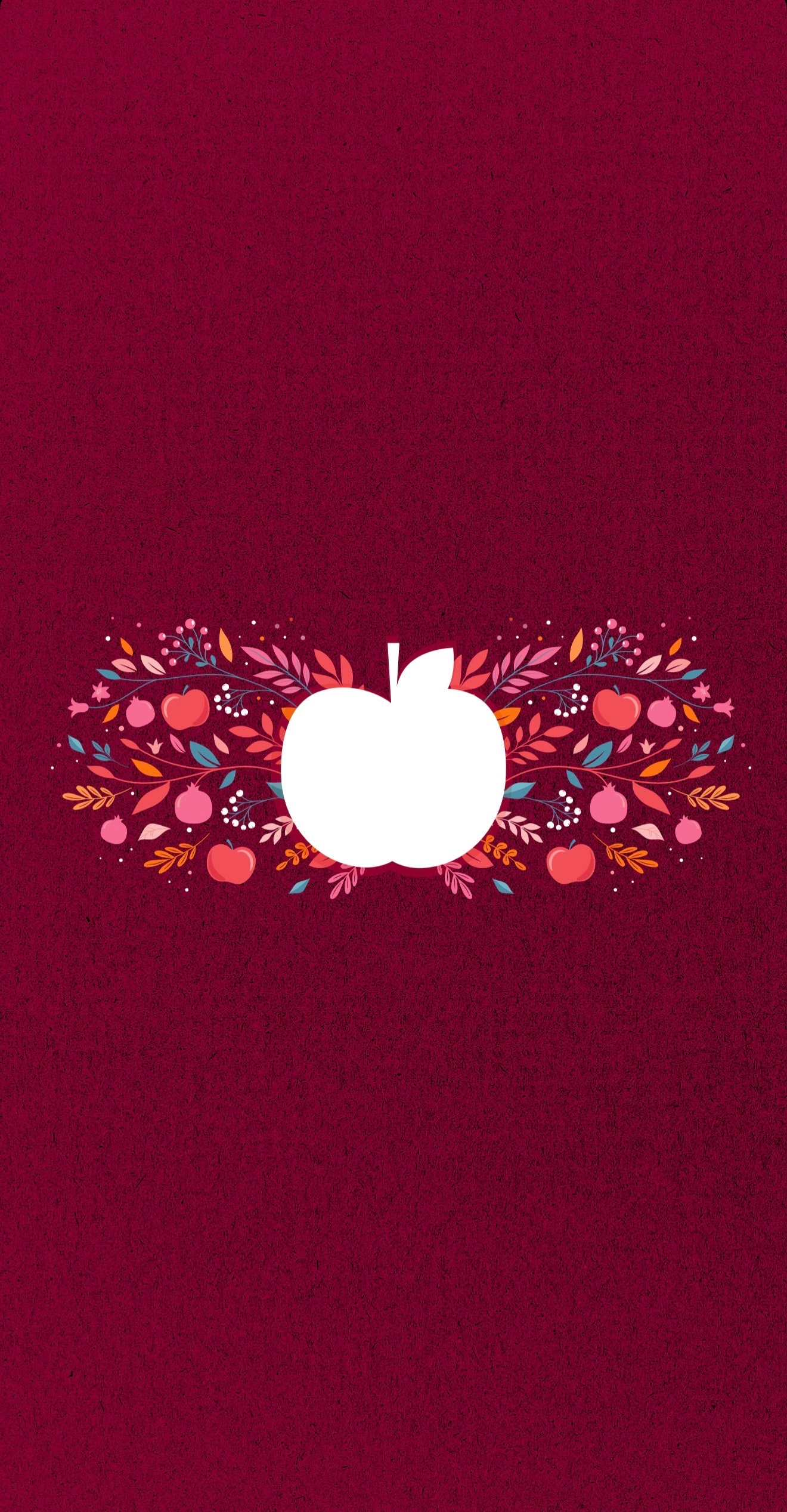 Cutout Apple - Printed Guest Towel