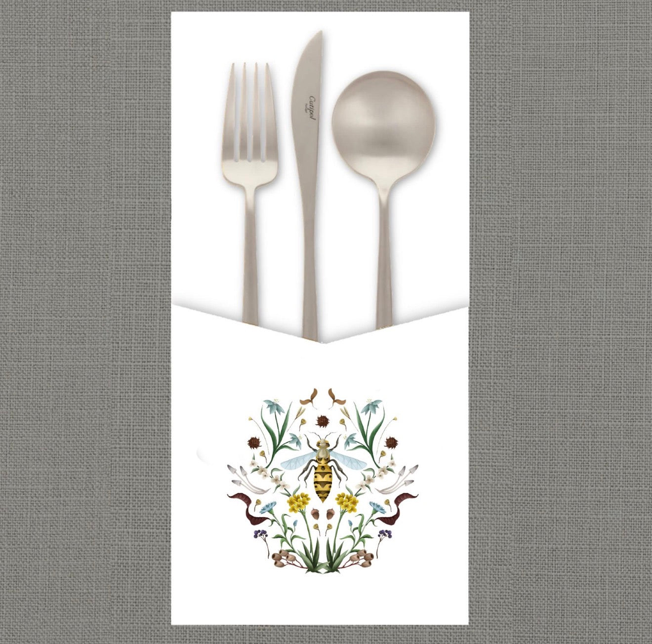 Bee Garden Cutlery Pouch