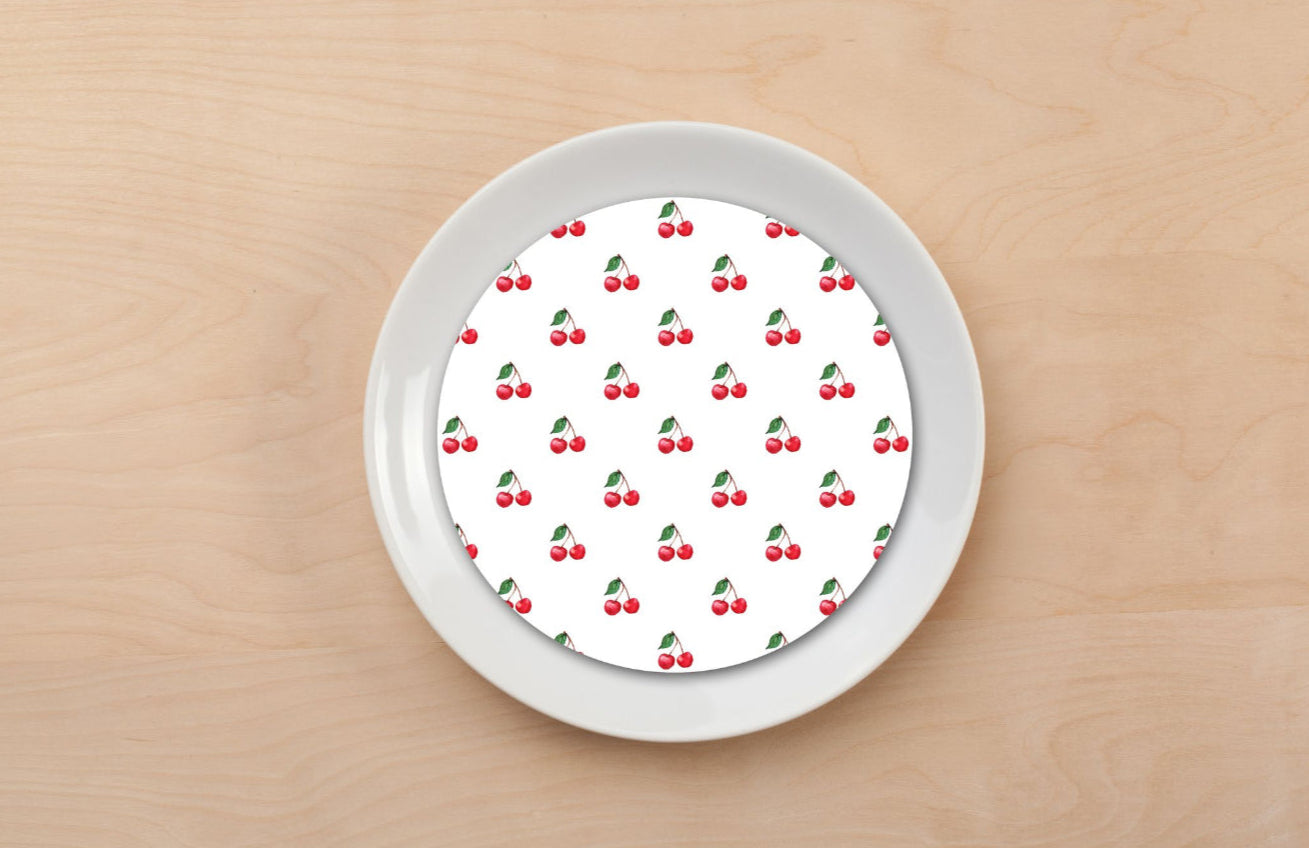 Floating Cherries Plate Accent