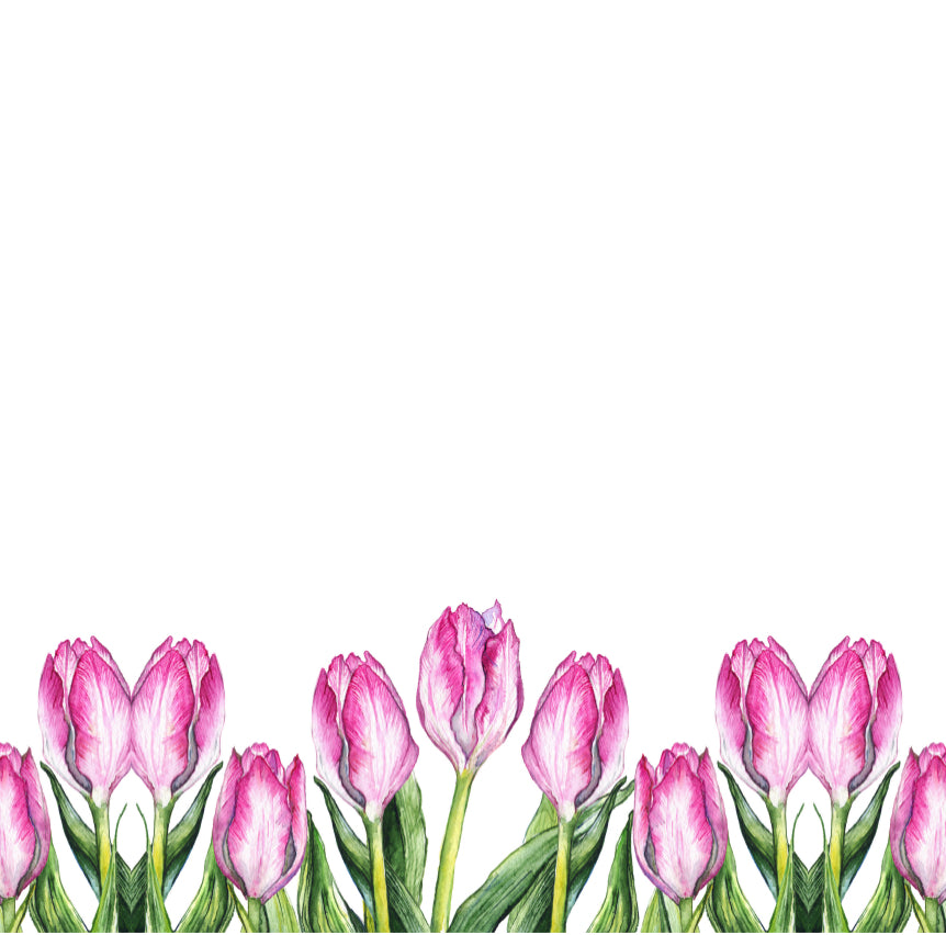 Field of Tulips - Charger - (SQUARE)