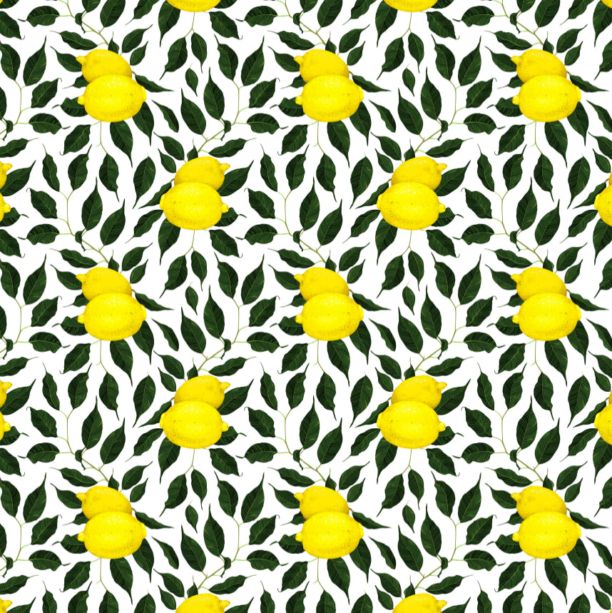 Lemon Leaves - Charger - (SQUARE)
