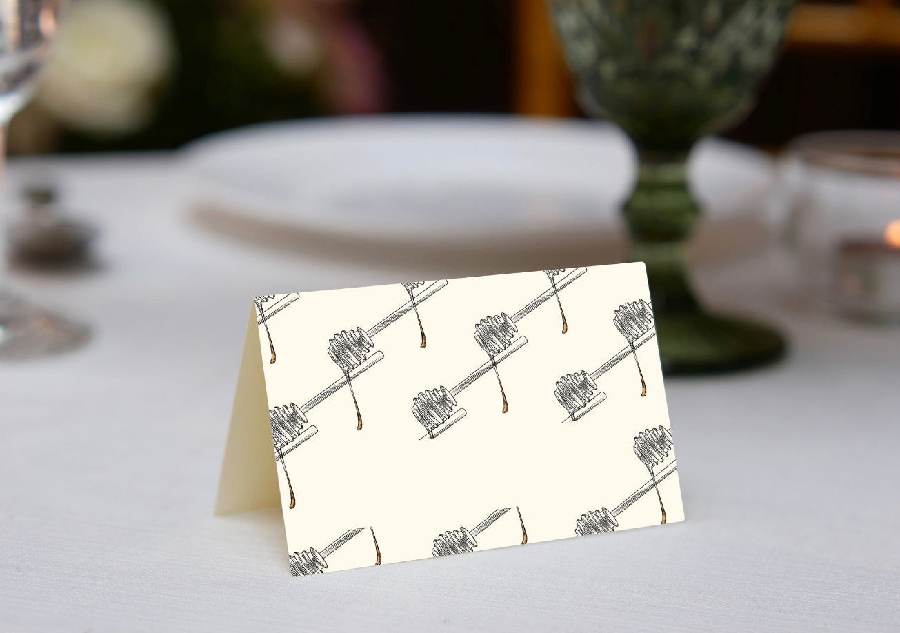 Honey Dippers Place Cards
