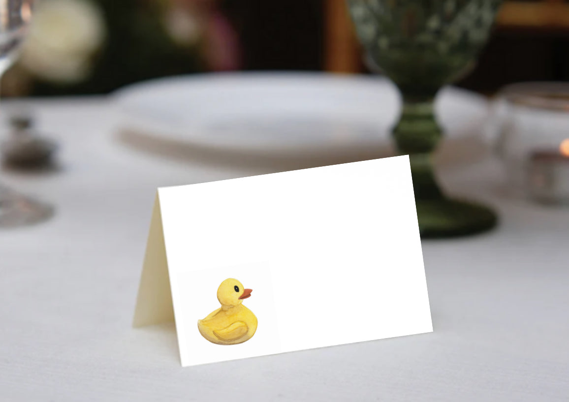 Rubber Duckies Place Cards