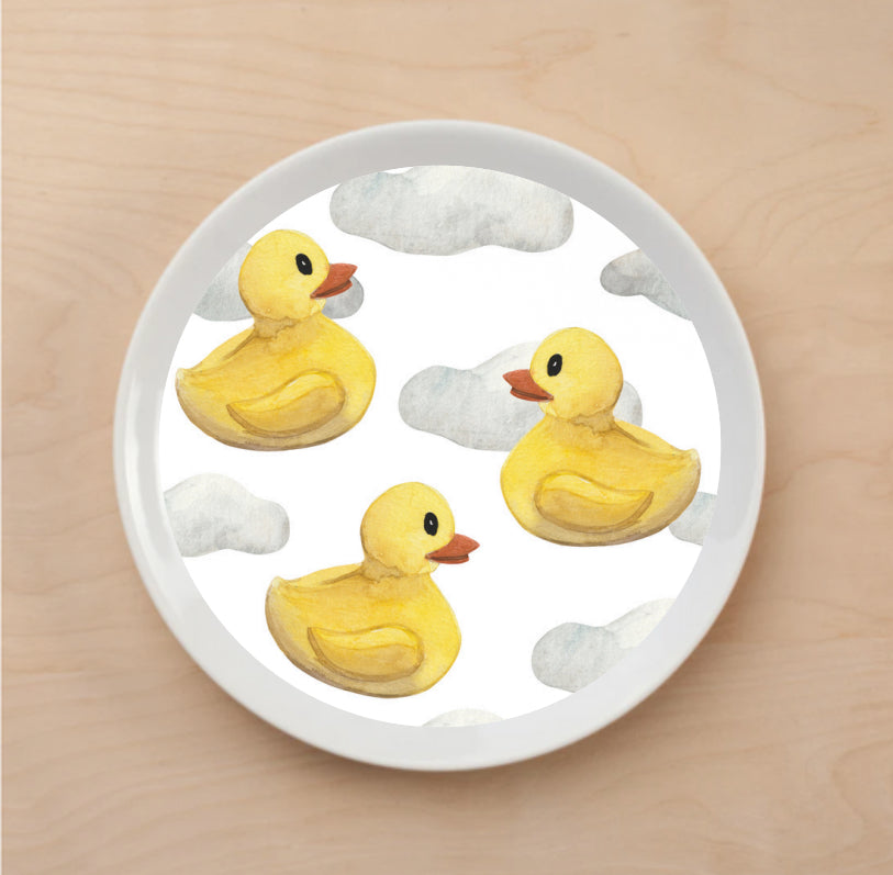 Rubber Duckies Plate Accent