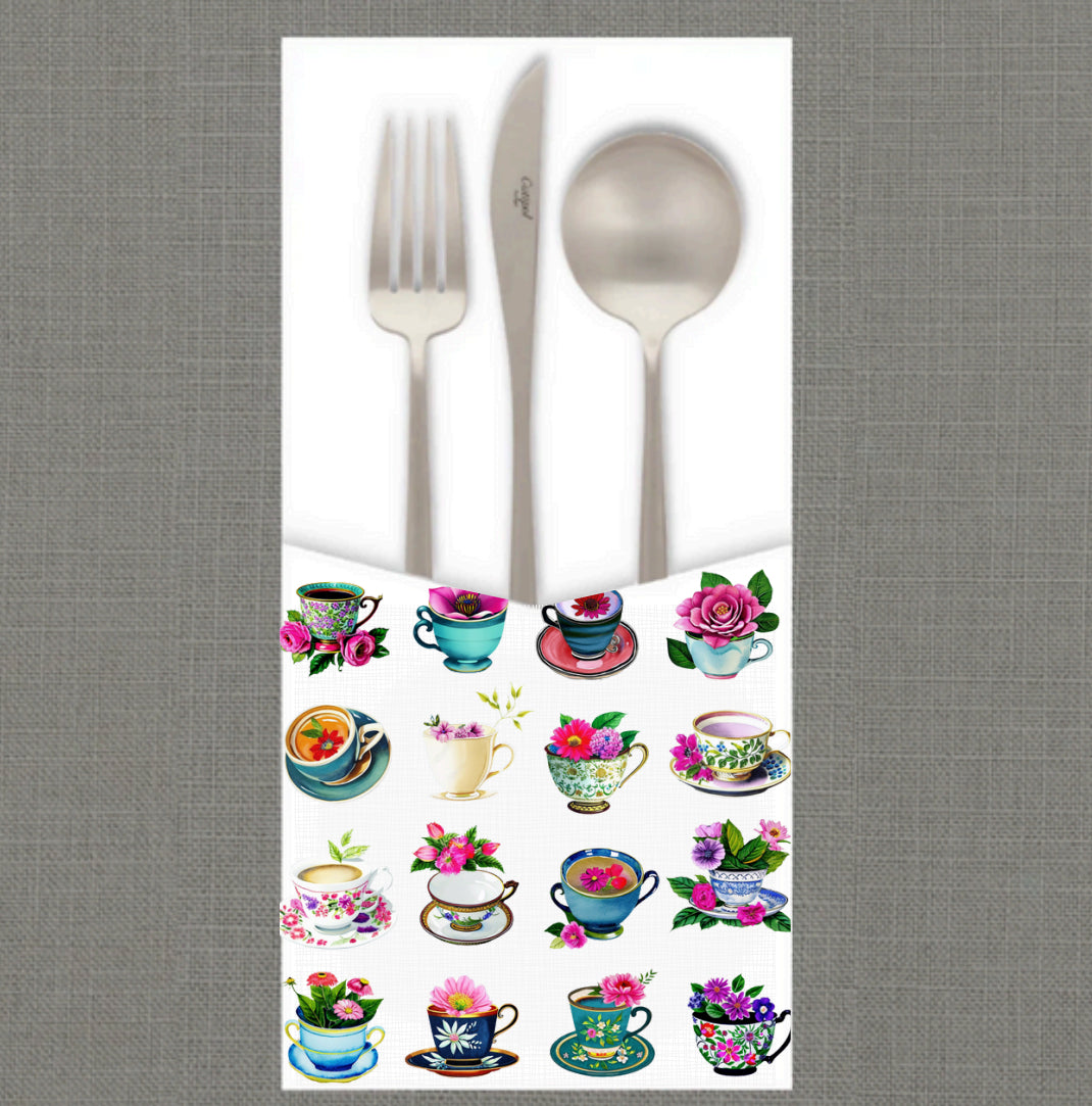 Tea Time Cutlery Pouch