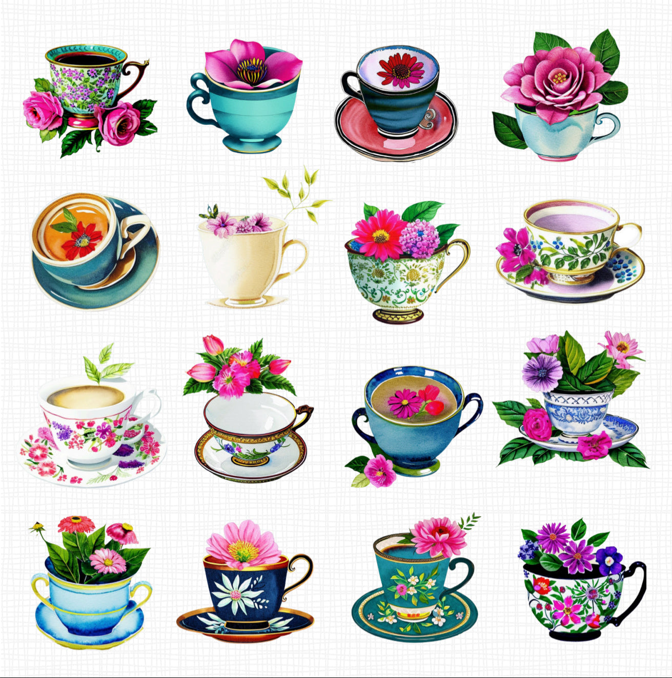 Tea Time - Charger - (SQUARE)