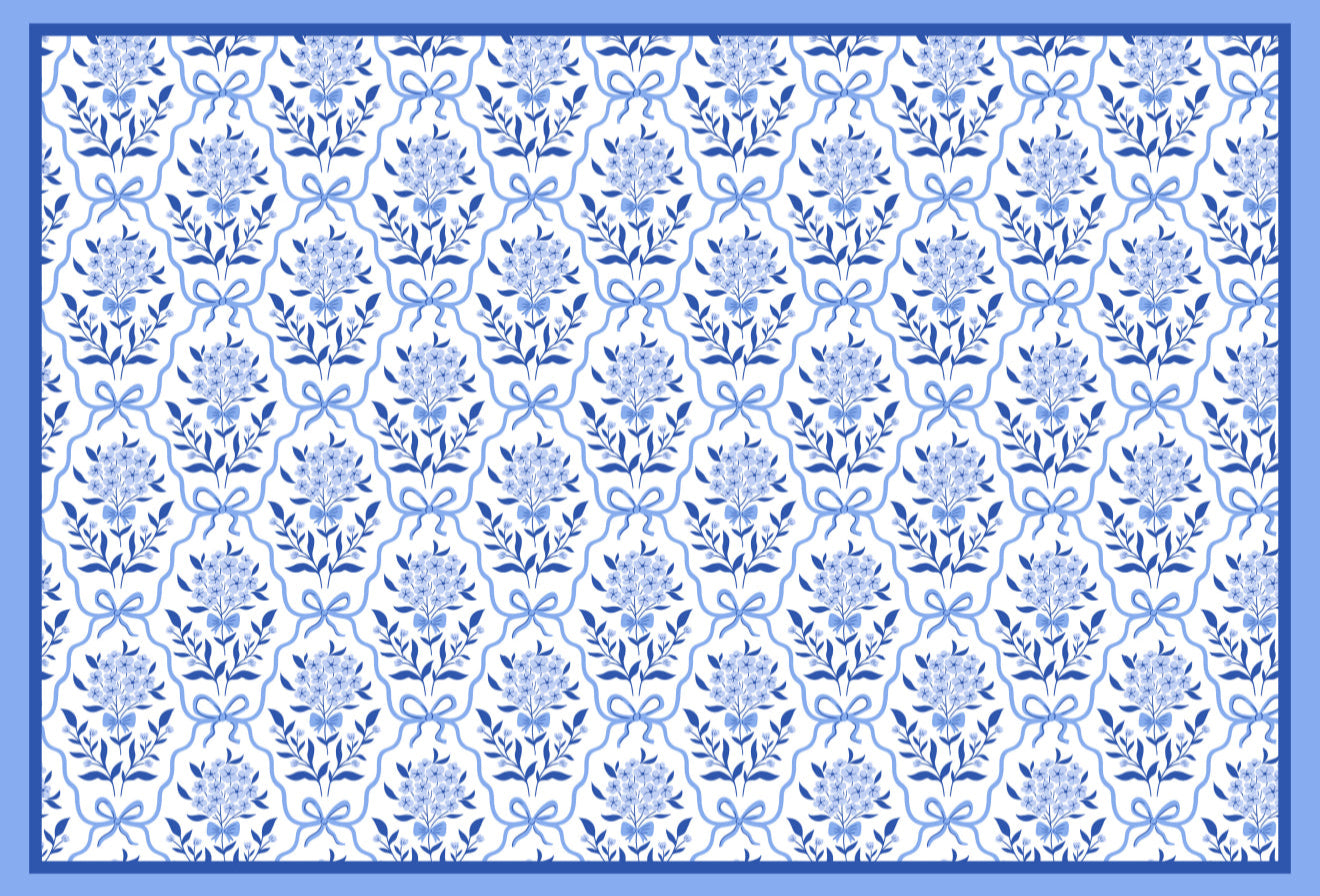 Cornflower Damask - Placemat