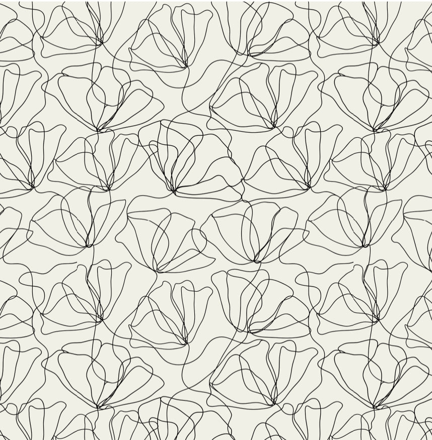 Seamless Poppies - Charger - (SQUARE)