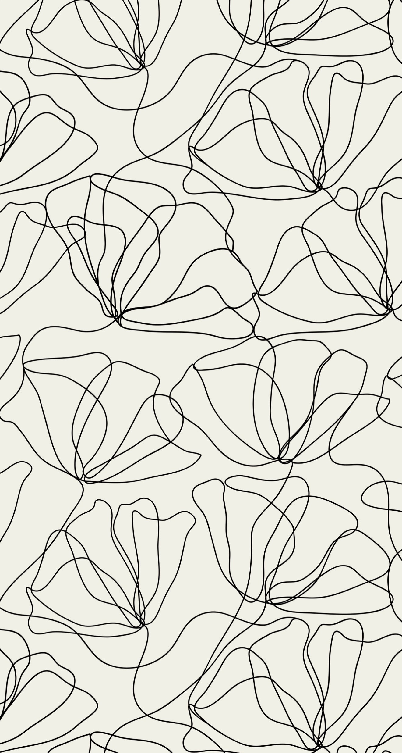 Seamless Poppies - Printed Guest Towel