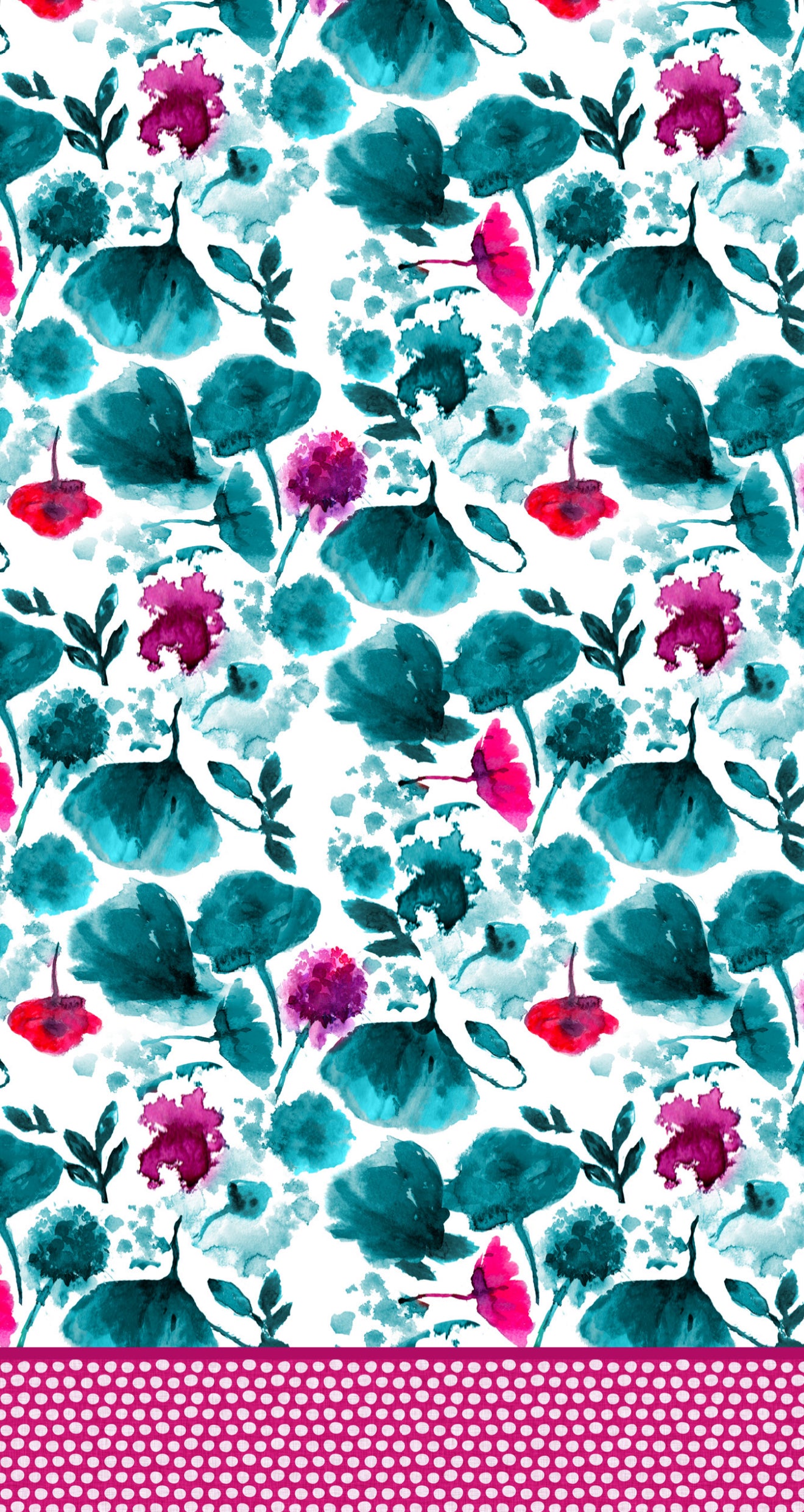 Poppy Pattern II - Printed Guest Towel