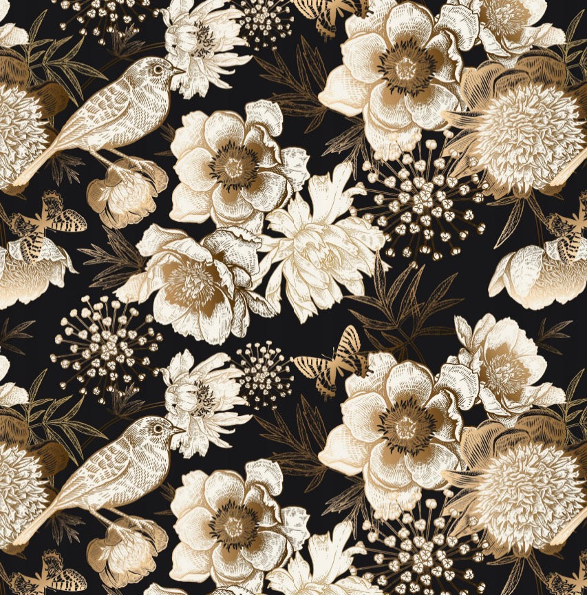 Vintage Gilded Foliage - Charger - (SQUARE)