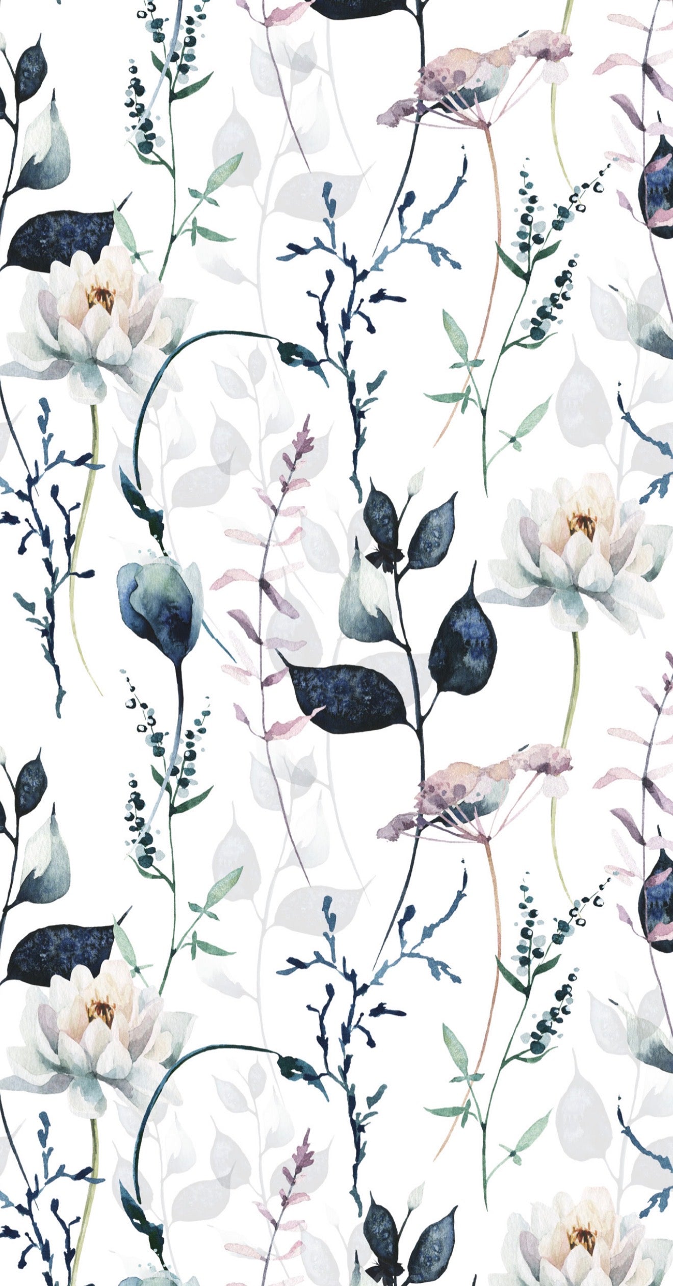 Lotus Shadows - Printed Guest Towel