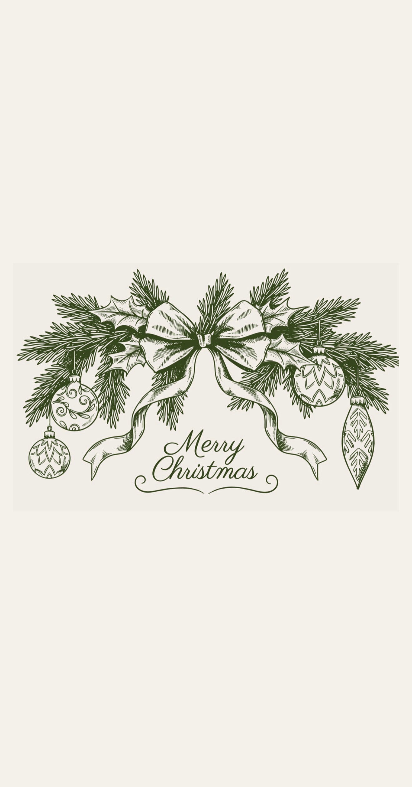 Christmas Banner - Printed Guest Towel