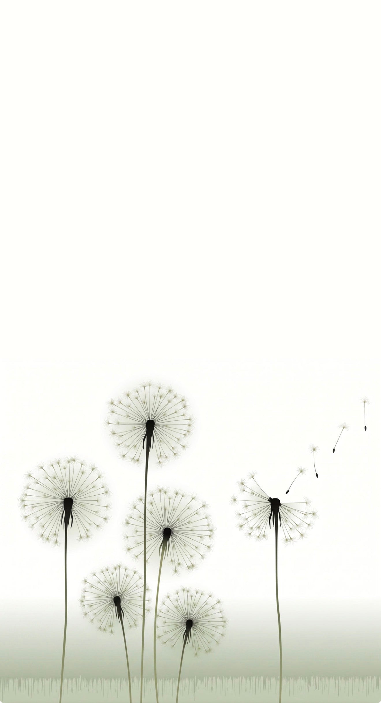 Floating Dandelions - Printed Guest Towel