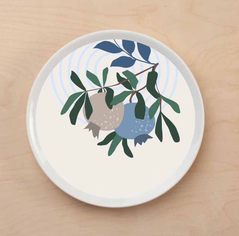 Pomegranate Target Plate Accent