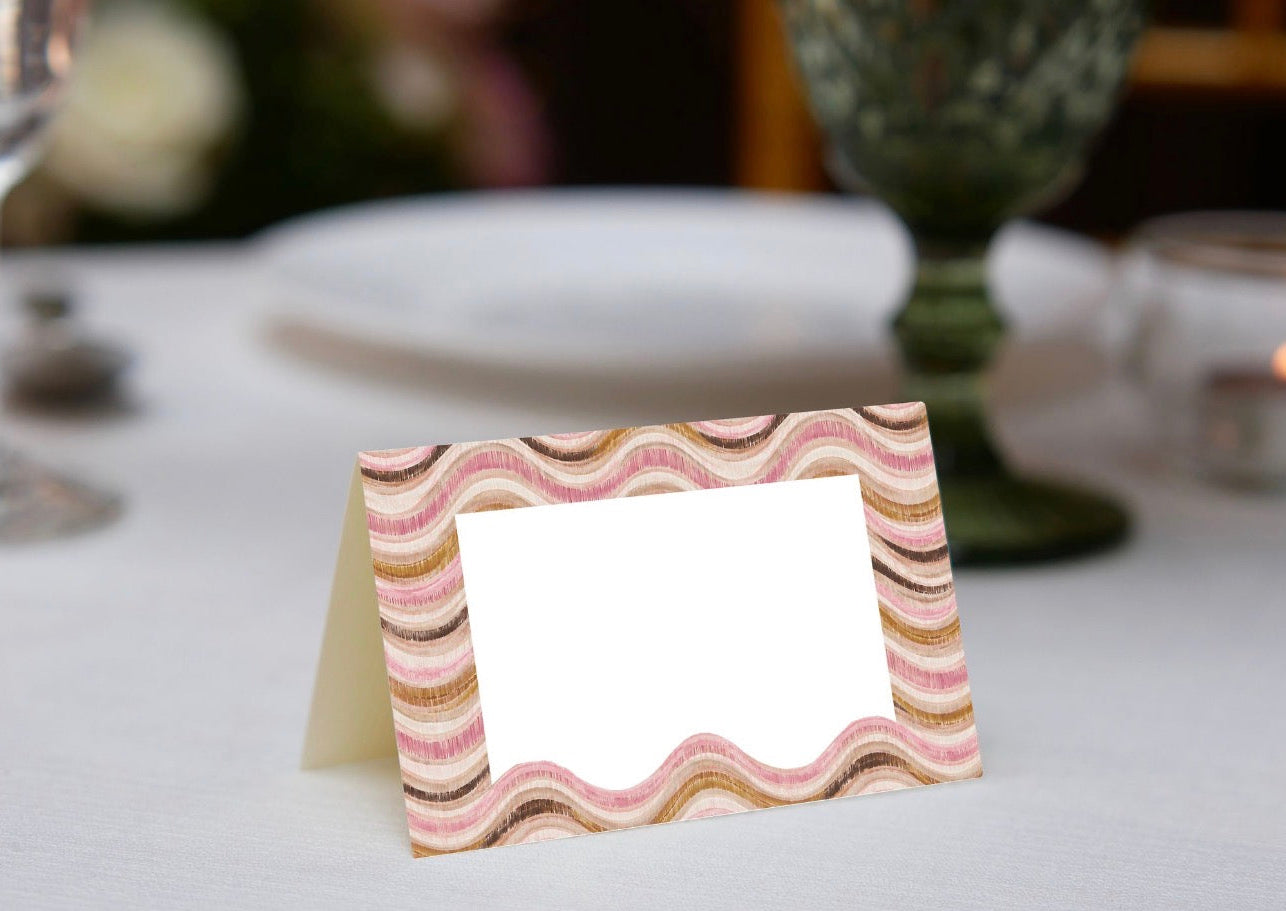 Rose Ripple Place Cards
