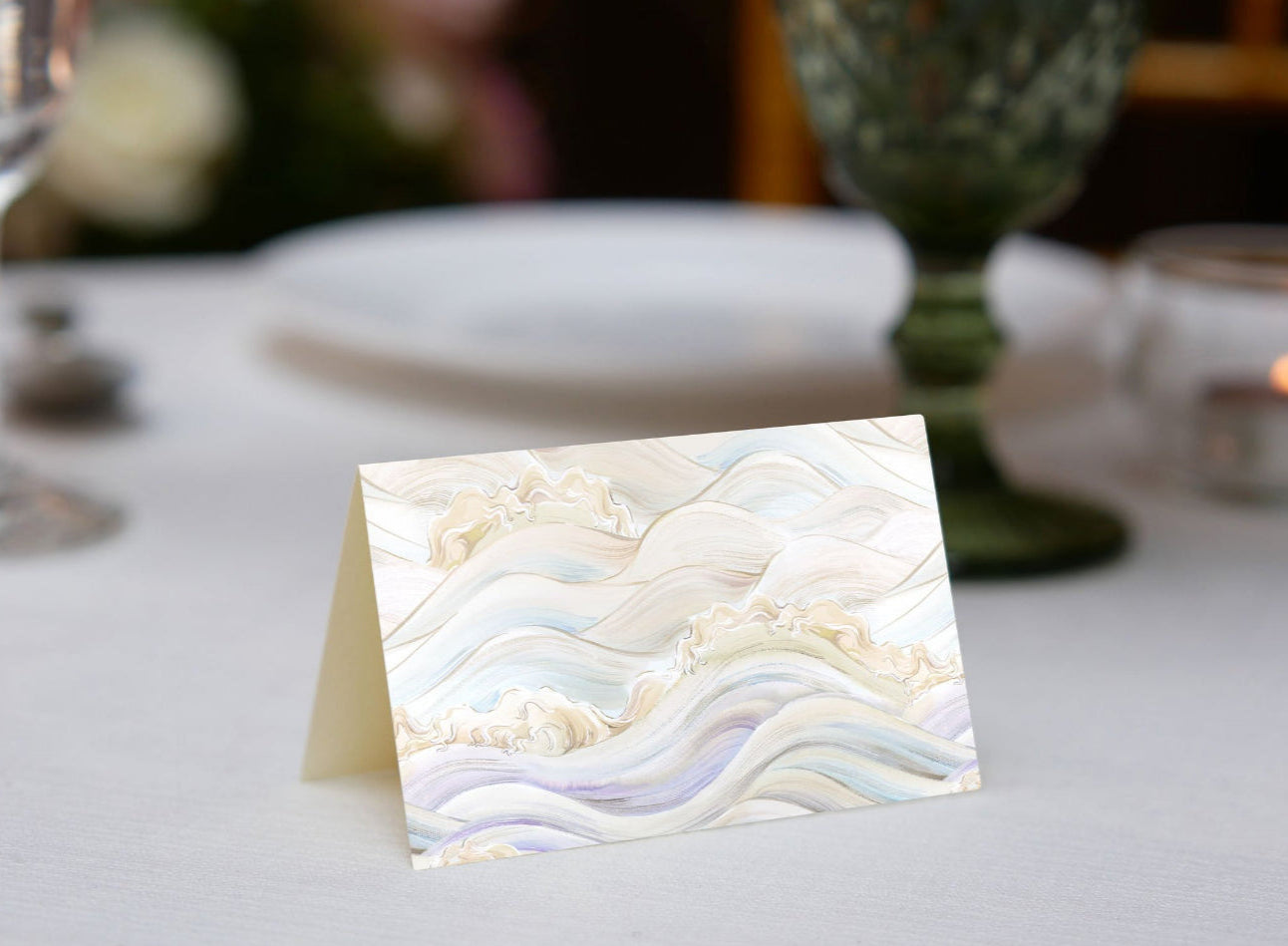 Ocean Waves Place Cards