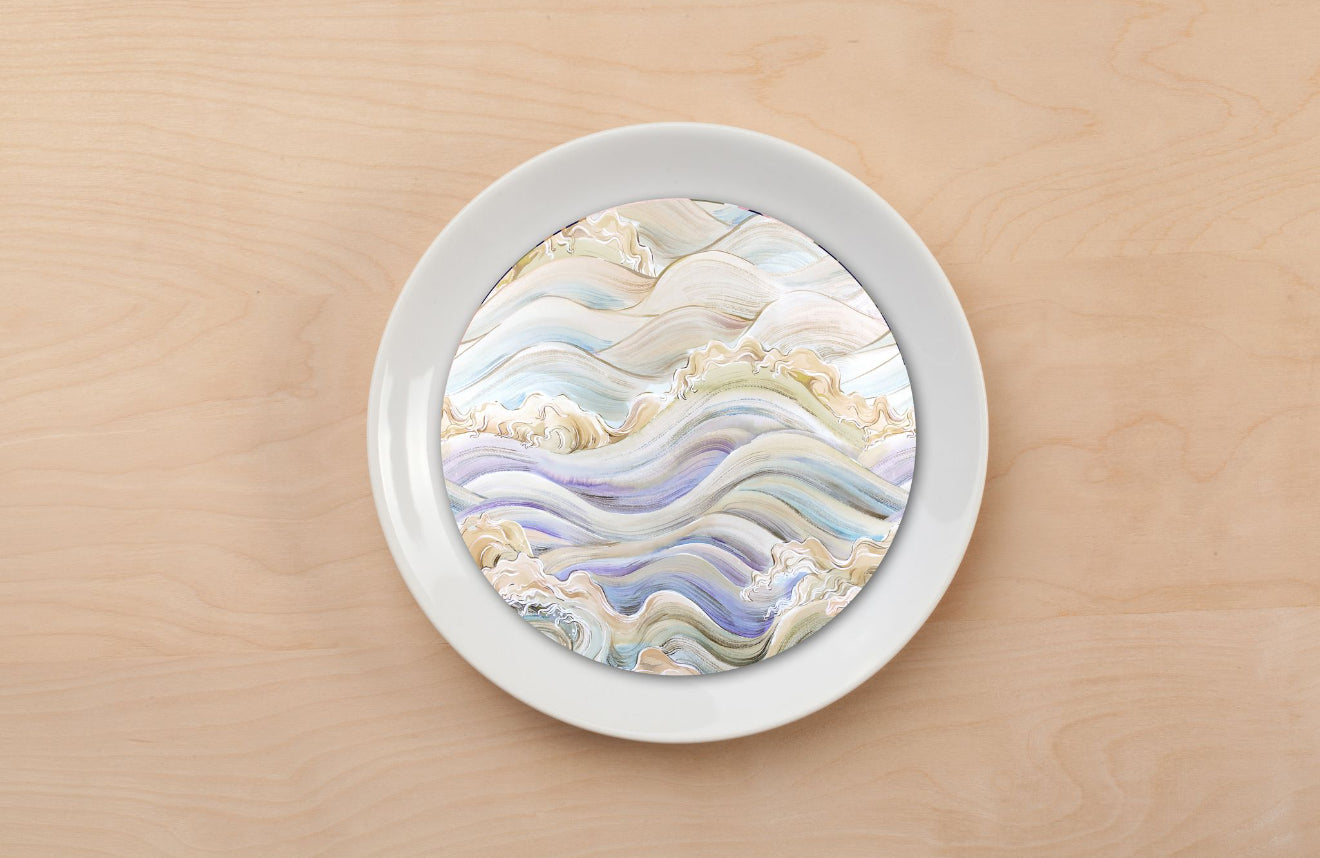 Ocean Waves Plate Accent