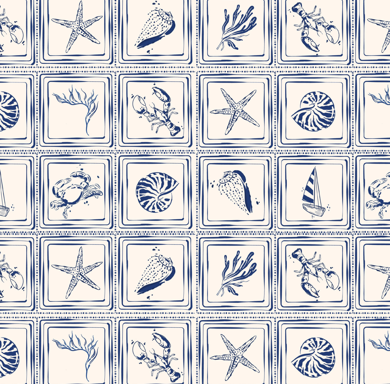 Sea Shore Cocktail Napkin