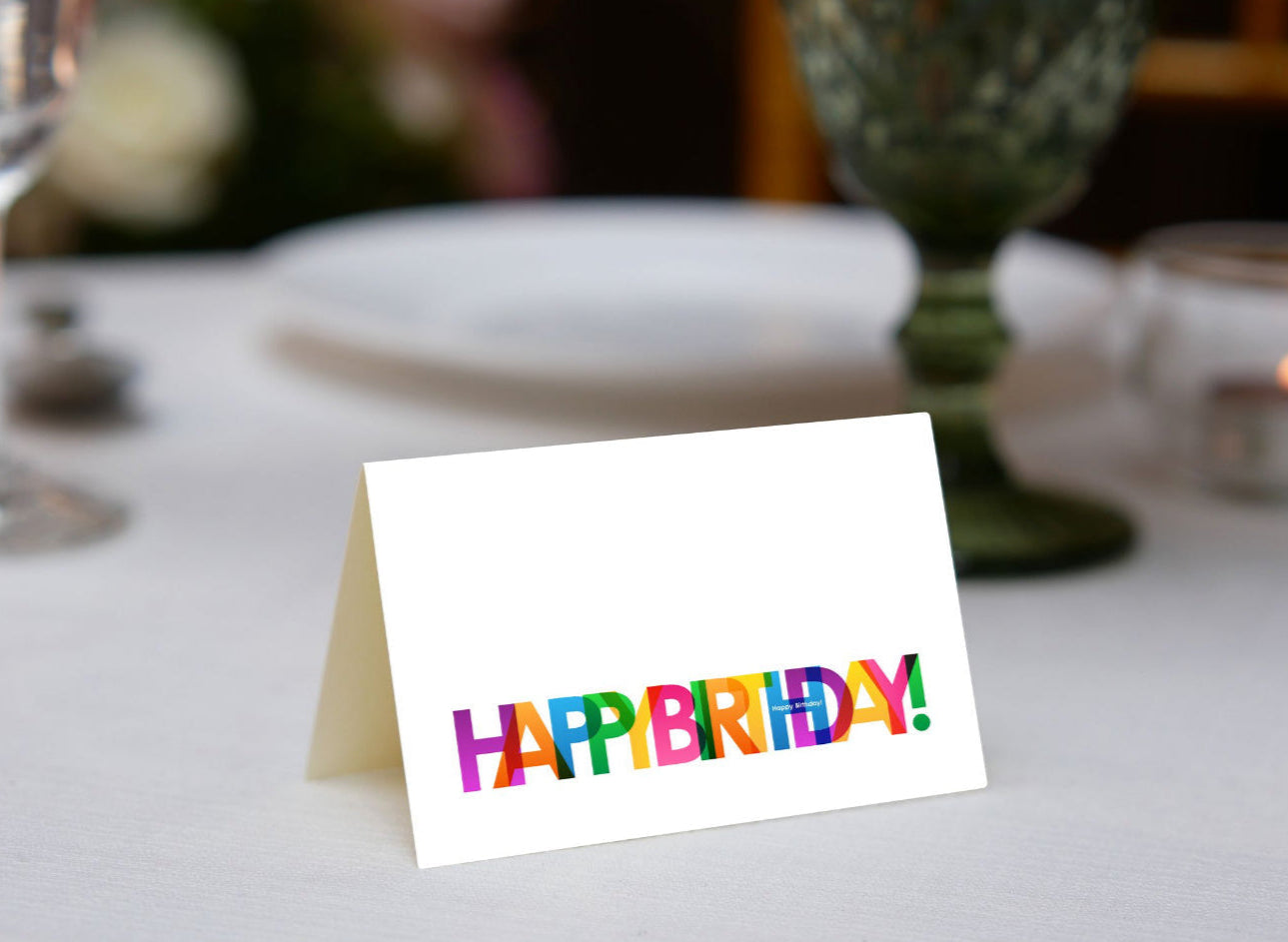 Happy Birthday Place Cards
