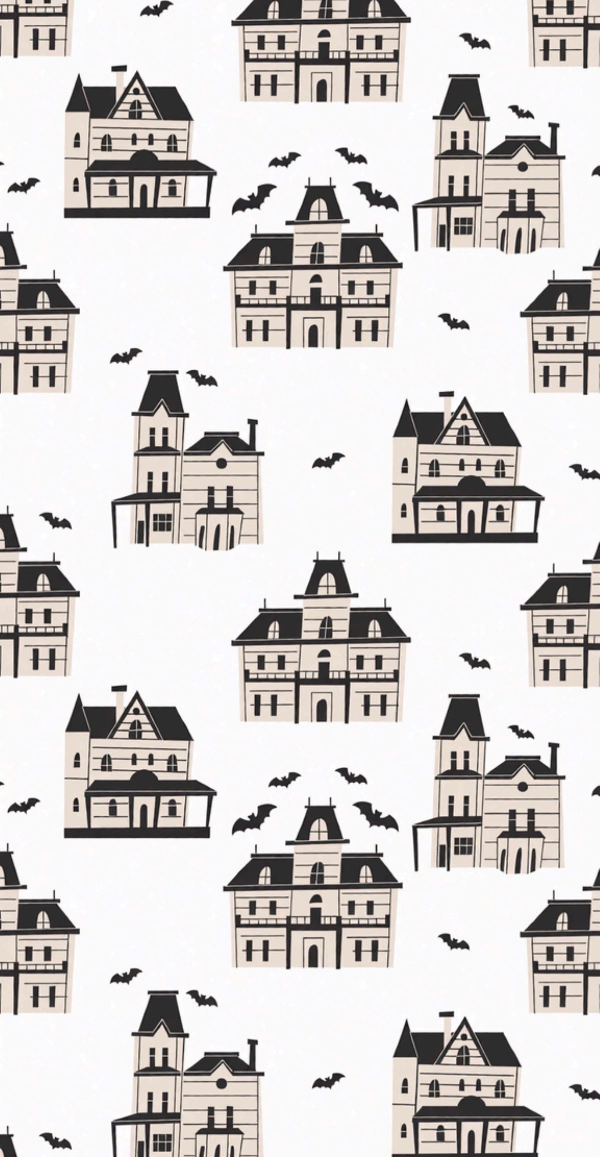 Gothic House Halloween - Printed Guest Towel