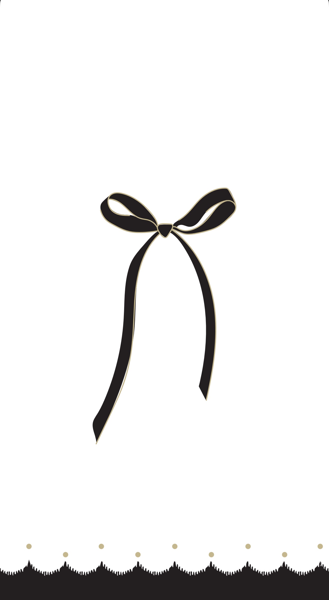Scalloped Bow - Printed Guest Towel