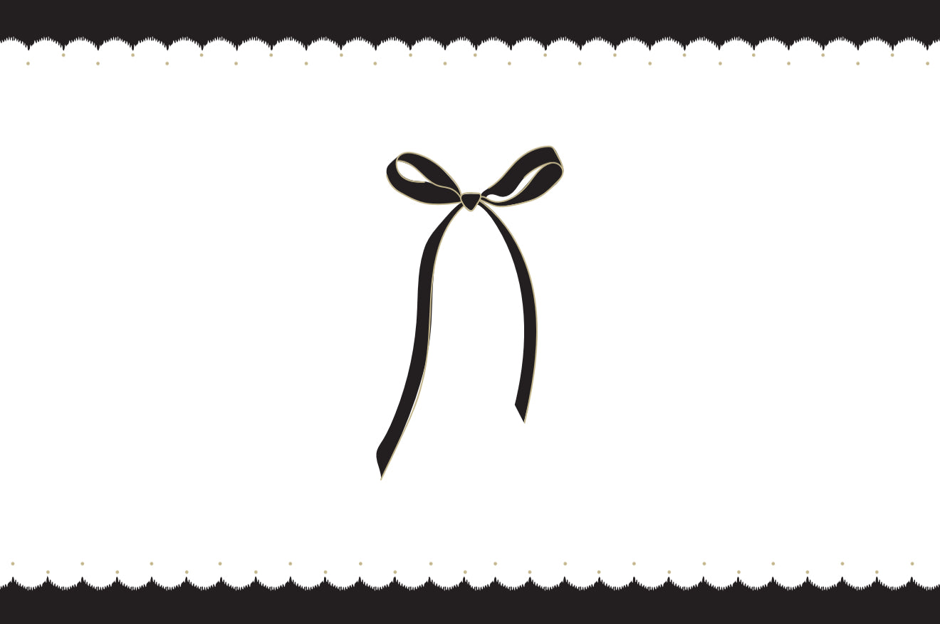 Scalloped Bow - Placemat