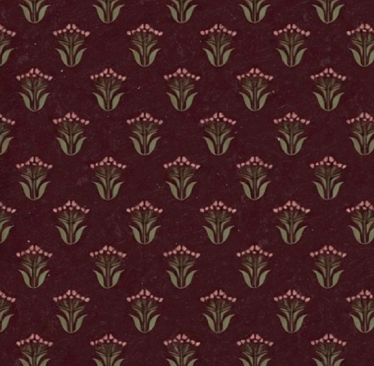 Heritage Burgundy Cocktail Napkin