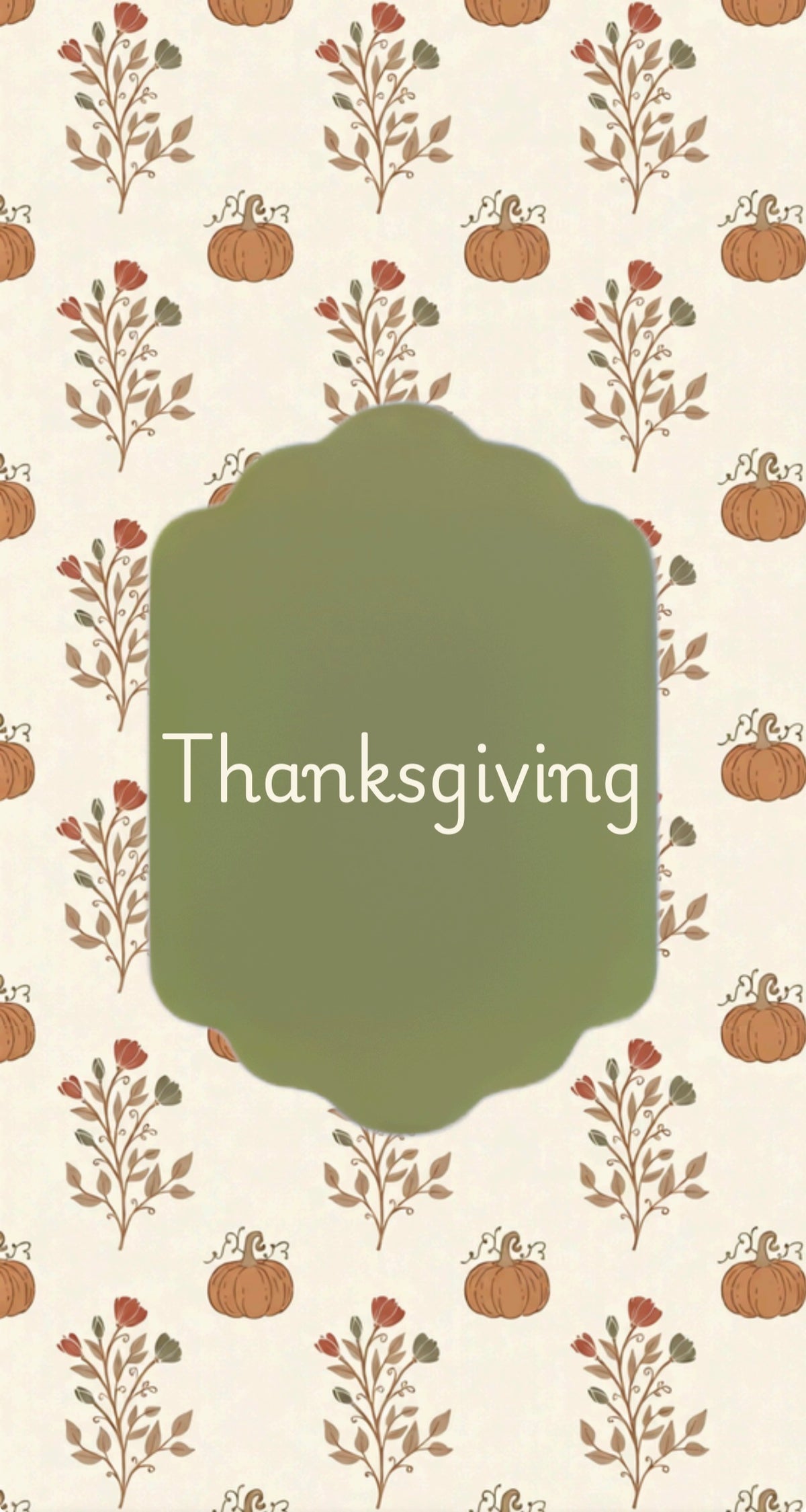 Autumnal Thanksgiving - Printed Guest Towel