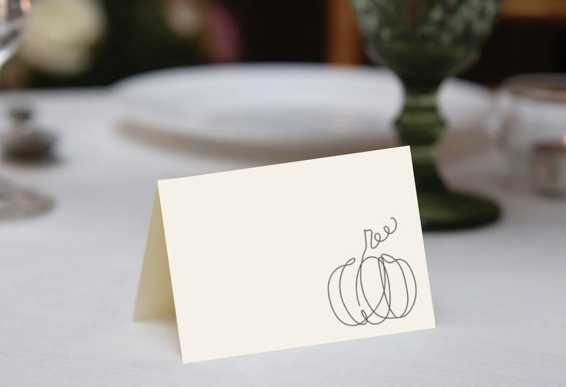 Thanksgiving Doodle Place Cards