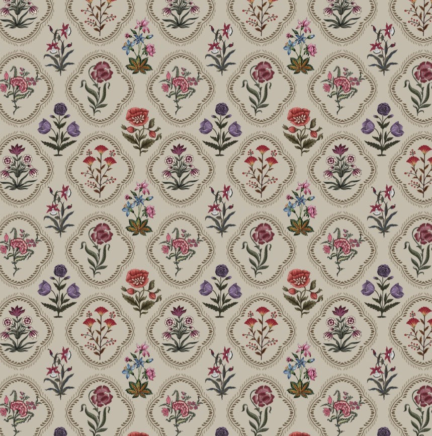 Antique Textile - Charger - (SQUARE)
