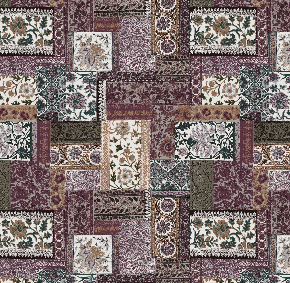 Forest Patchwork - Charger - (SQUARE)