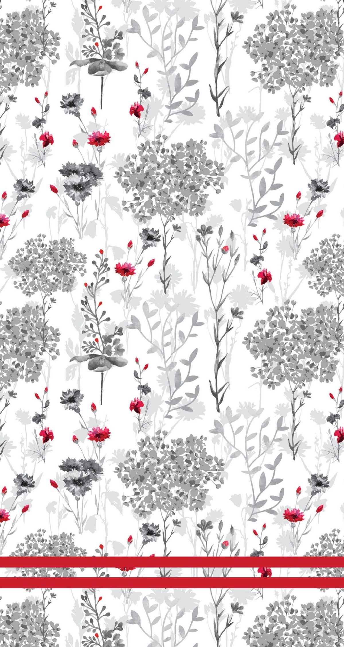 Scarlet Sketch - Printed Guest Towel