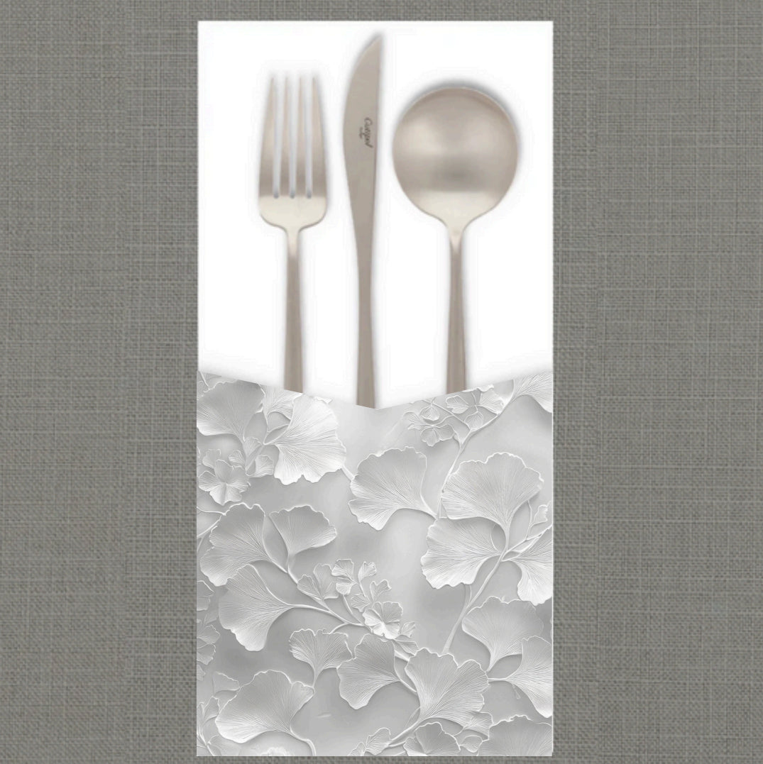 3D Ginkgo Cutlery Pouch