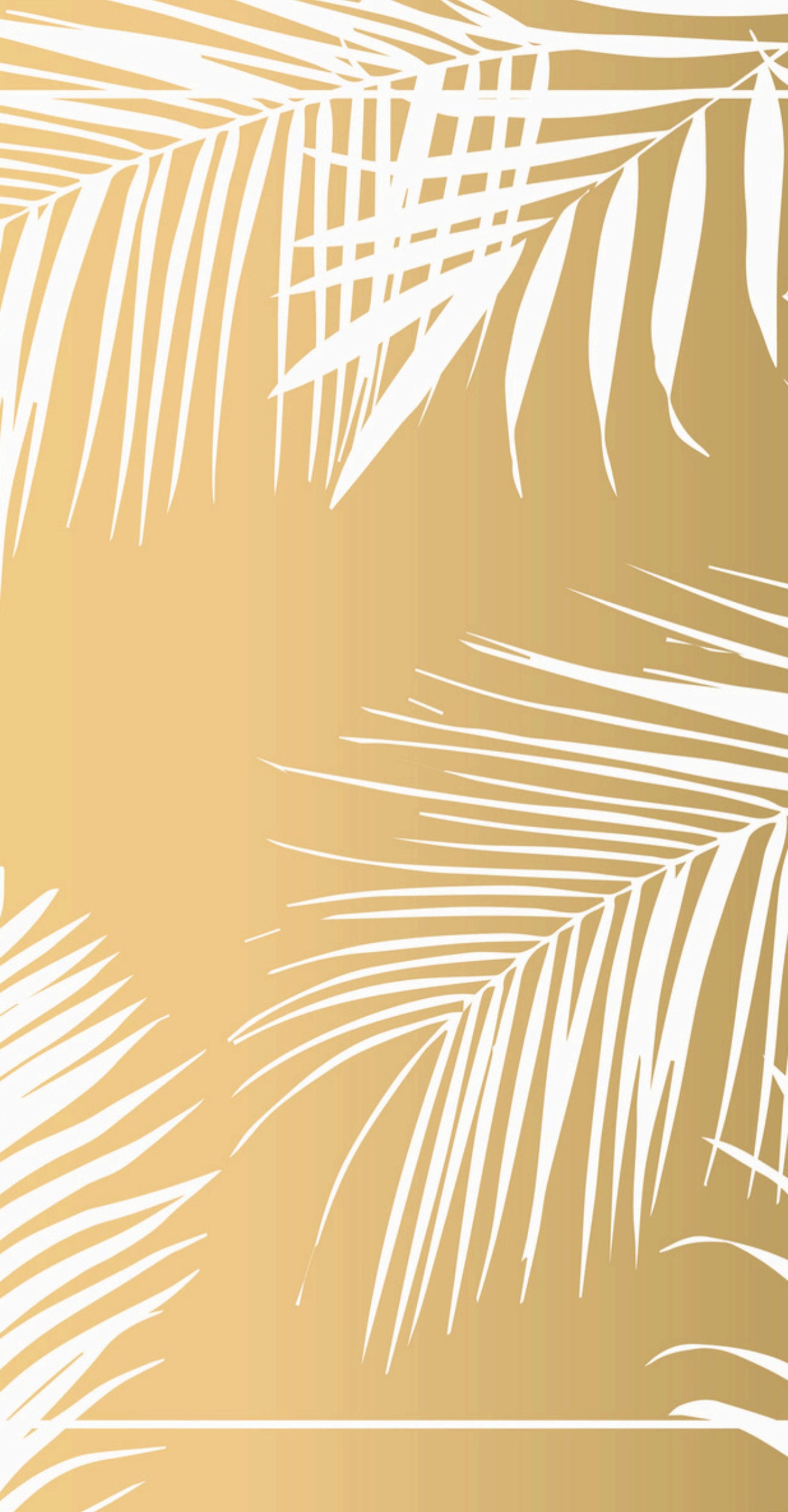 Golden Hour Fronds - Printed Guest Towel