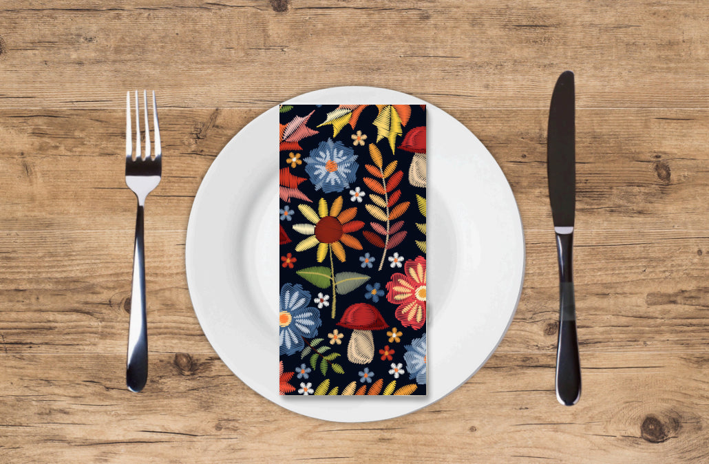 Autumn Assortment - Printed Guest Towel