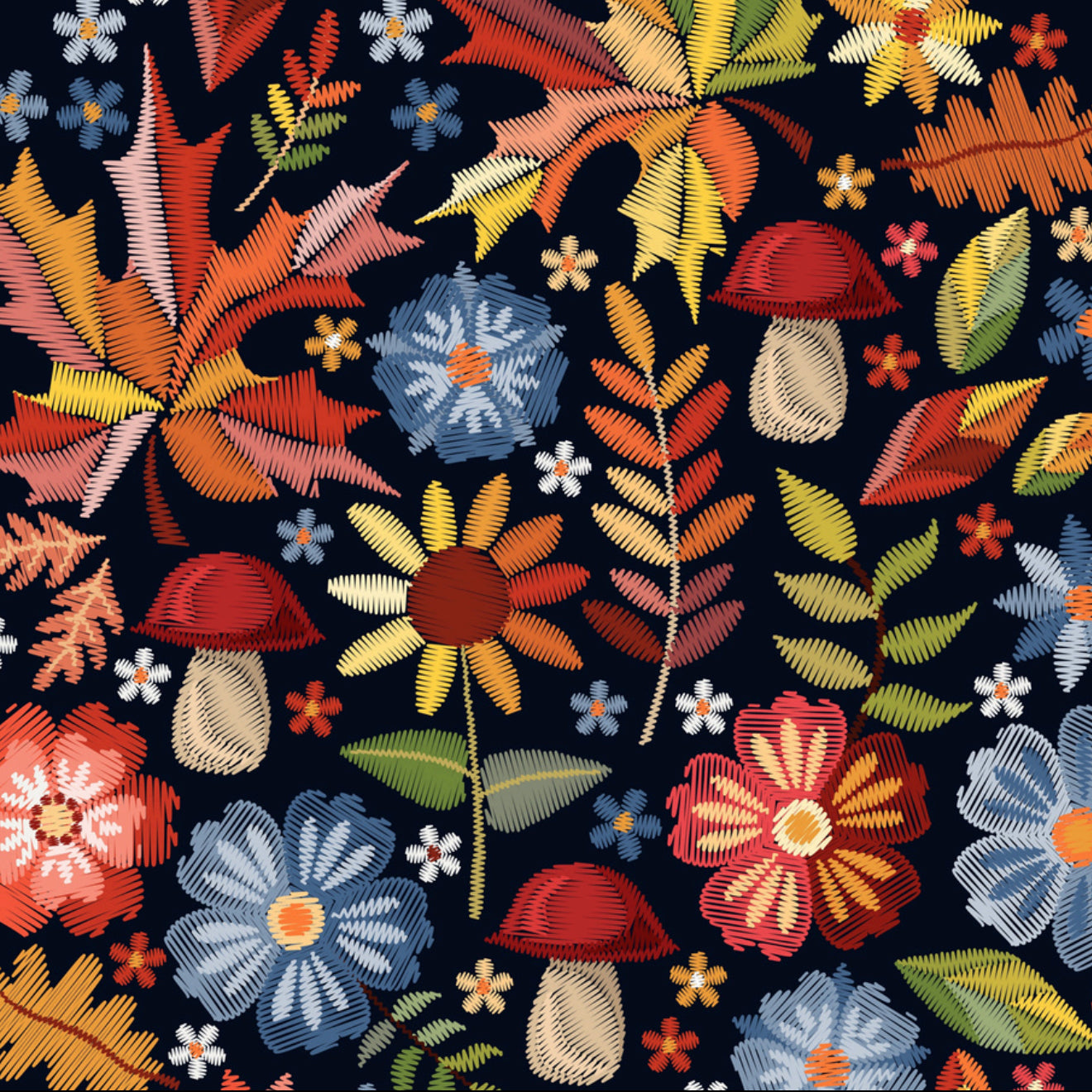 Autumn Assortment Cocktail Napkin