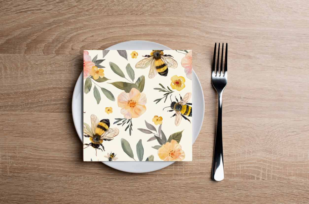 Pollinated Cocktail Napkin