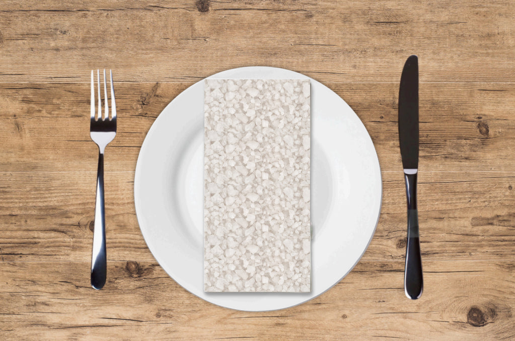 On The Rocks - Printed Guest Towel