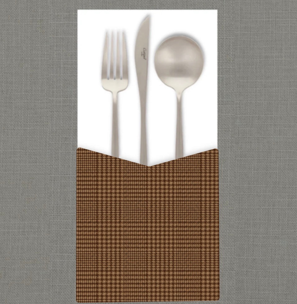 Saddlebrook Plaid Cutlery Pouch