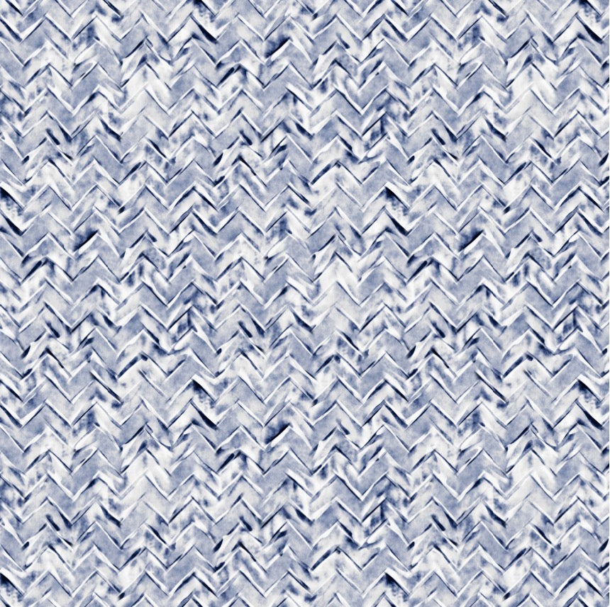 Stamped Chevron Cocktail Napkin