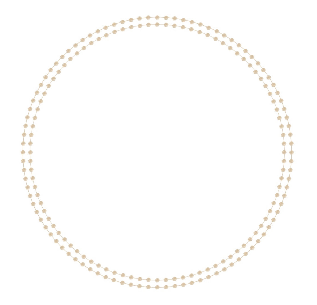 Pearls Gold - Charger - (SQUARE)