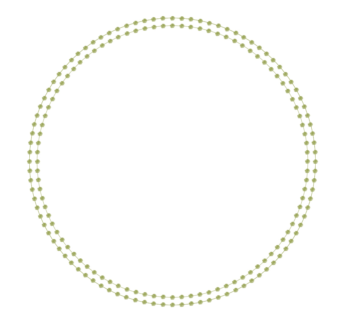 Pearls Olive - Charger - (SQUARE)